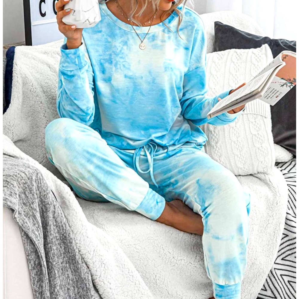 2 Piece Tie Dye Loungewear Set